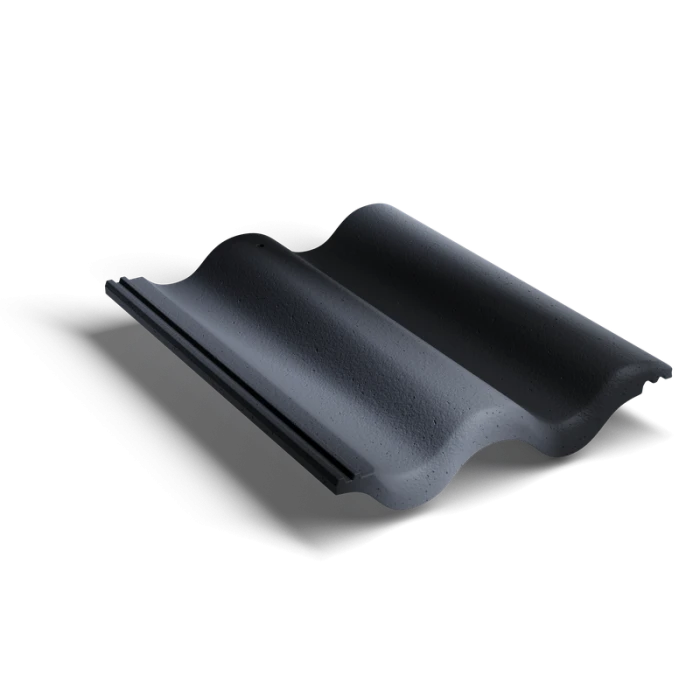 Рядная черепица Antik Графит Kriastak