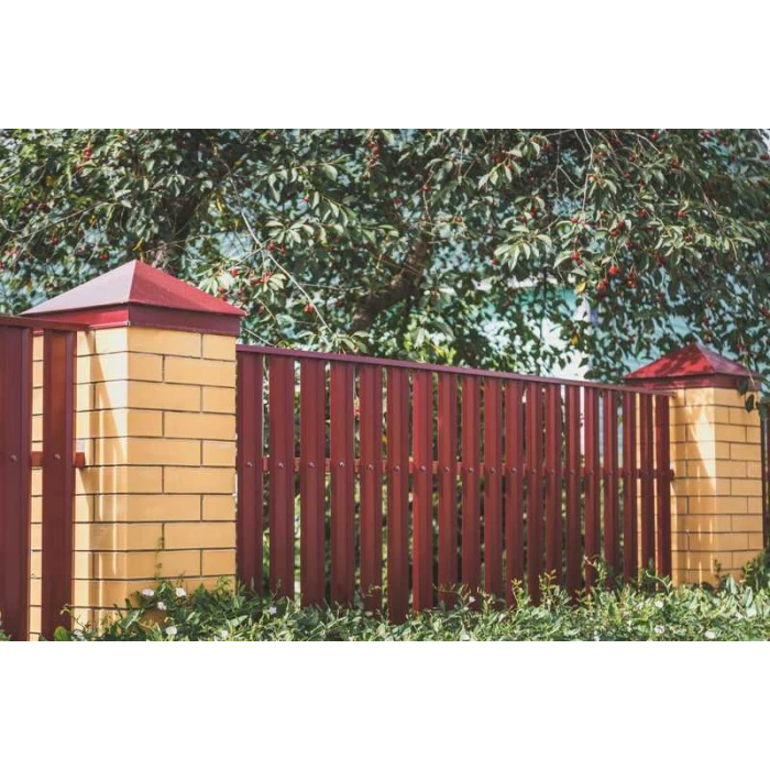 Штакетник М-образный Grand Line 0,5 Satin RAL 9005 Черный Темный